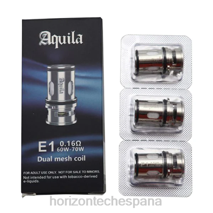 HorizonTech Aquila bobina (paquete de 3) e2 - 0,14 ohmios (paquete de 3) 240NH13 | Horizontech Vape EspaÃ±a