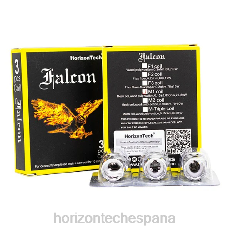 HorizonTech Falcon bobinas (paquete de 3) bobina de malla m1 0.15ohm 240NH162 | Horizontech Madrid