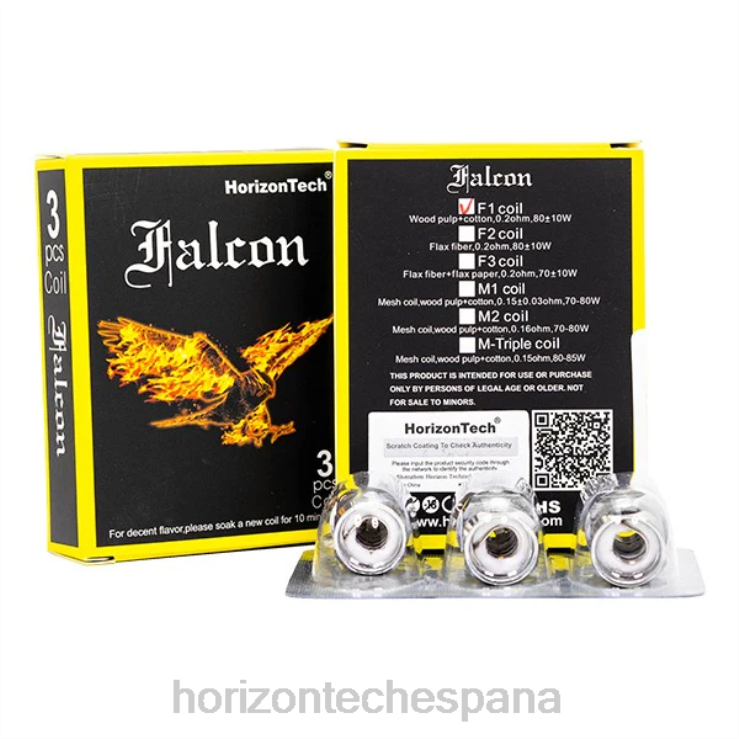 HorizonTech Falcon bobinas (paquete de 3) bobina f1 0.2ohm 240NH7 | Horizon Tech Vape Tank