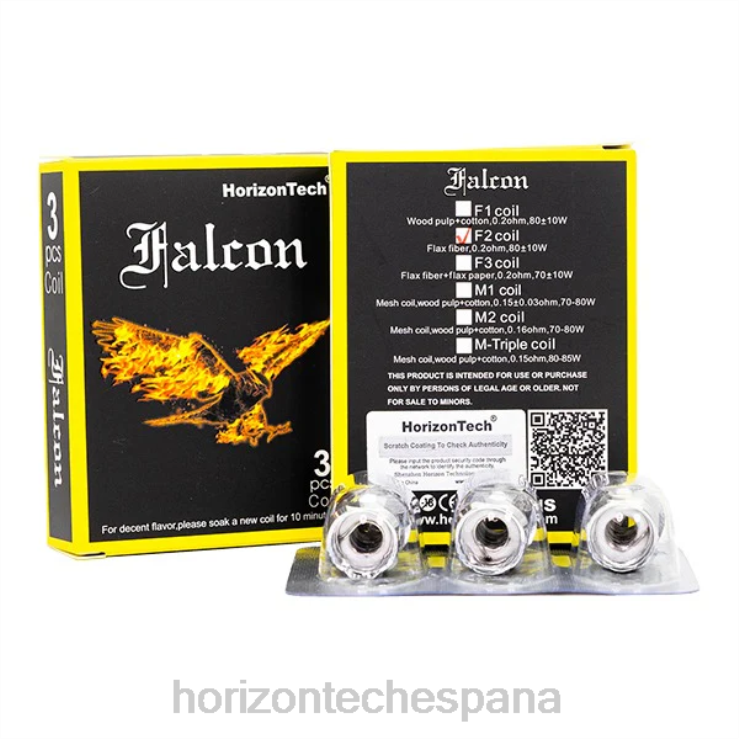 HorizonTech Falcon bobinas (paquete de 3) bobina f2 0.2ohm 240NH160 | Horizon Tech Vape