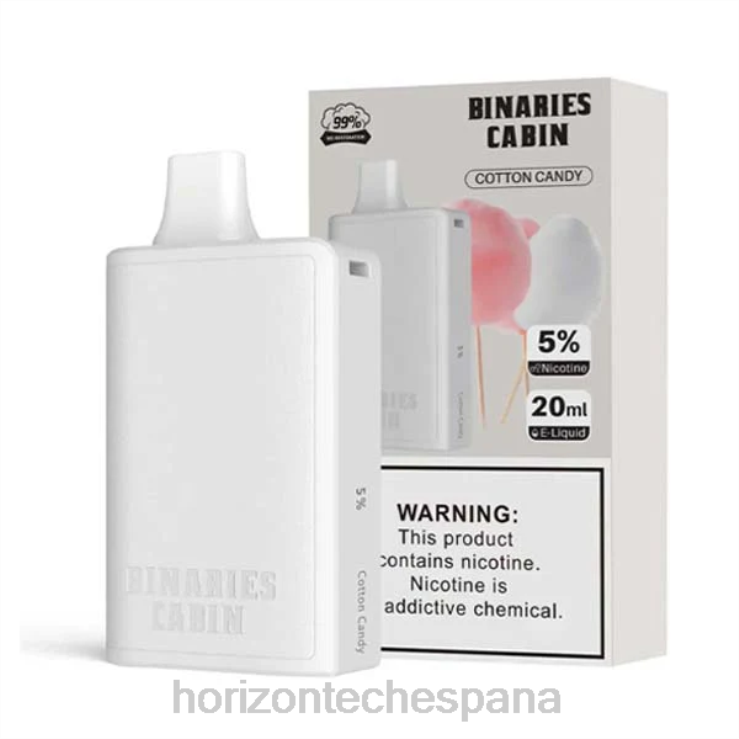 HorizonTech Binaries Cabin desechable 20ml algodón de azúcar 240NH73 | Horizontech Vape EspaÃ±a