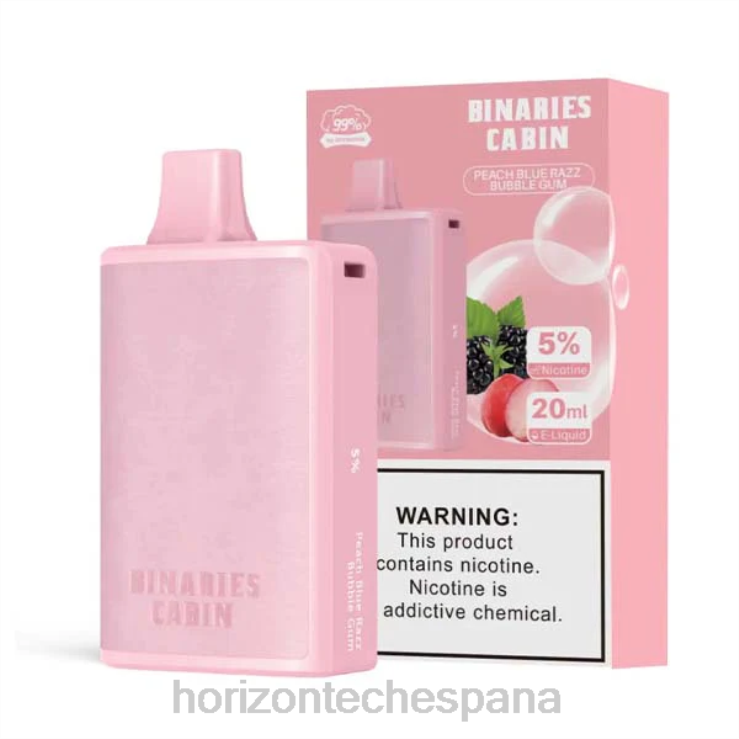 HorizonTech Binaries Cabin desechable 20ml chicle razz azul melocotón 240NH77 | Horizon Tech Vape Tank