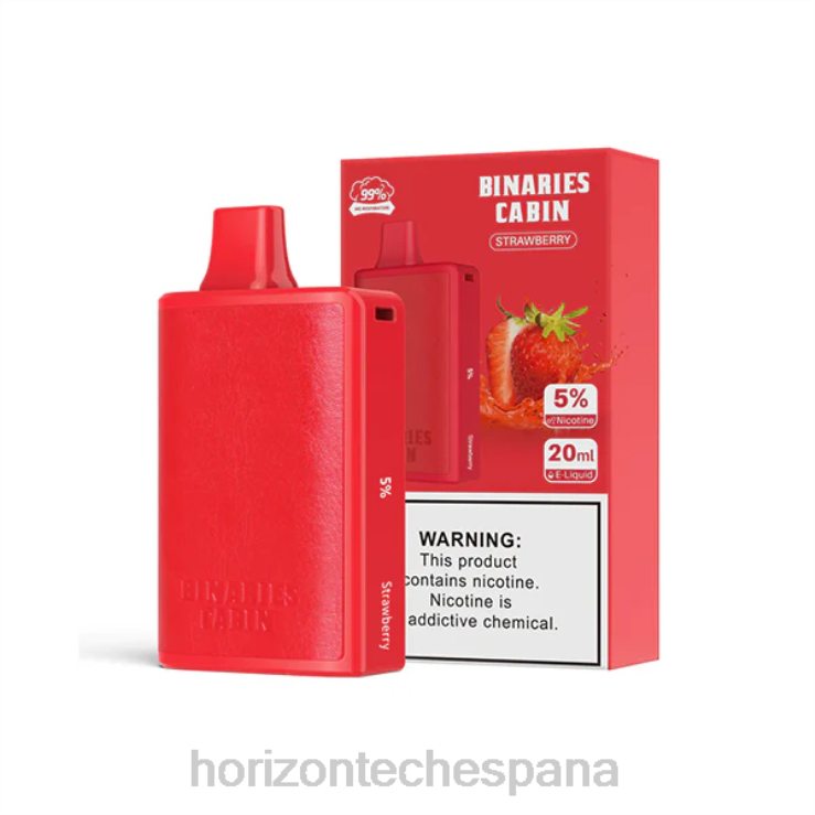 HorizonTech Binaries Cabin desechable 20ml fresa 240NH68 | Horizontech Vape Kit
