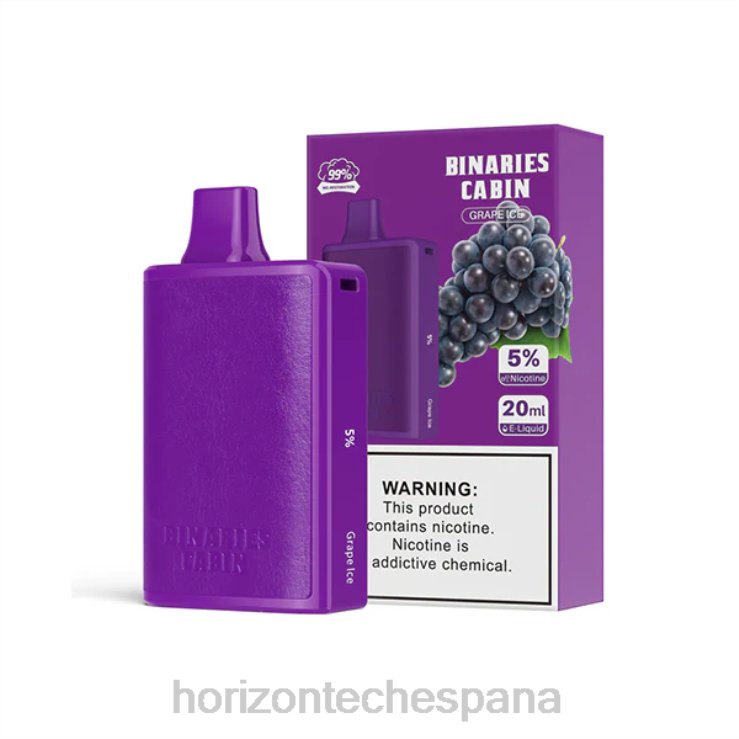 HorizonTech Binaries Cabin desechable 20ml hielo de uva 240NH55 | Horizon Tech Vape Coils