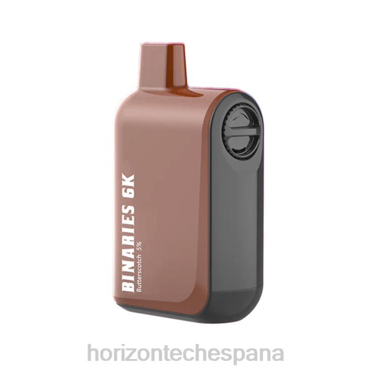 HorizonTech Binaries Cabin desechable 15ml caramelo de azúcar con mantequilla 240NH36 | Horizon Tech Coils