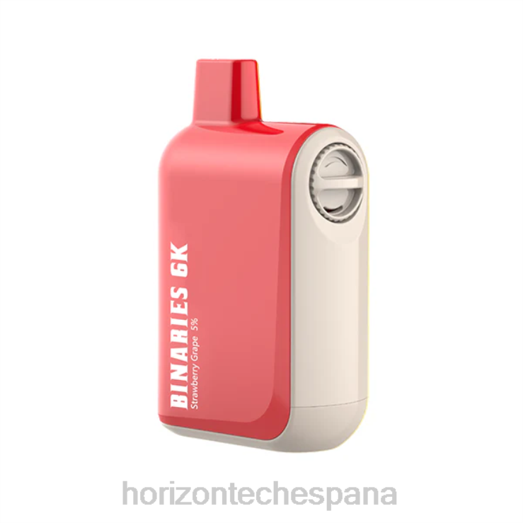 HorizonTech Binaries Cabin desechable 15ml uva fresa 240NH28 | Horizontech Vape Kit