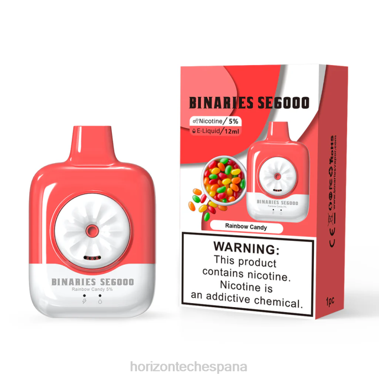 HorizonTech Binaries Cabin desechable se 12ml caramelo arcoiris 240NH133 | Horizontech Vape EspaÃ±a
