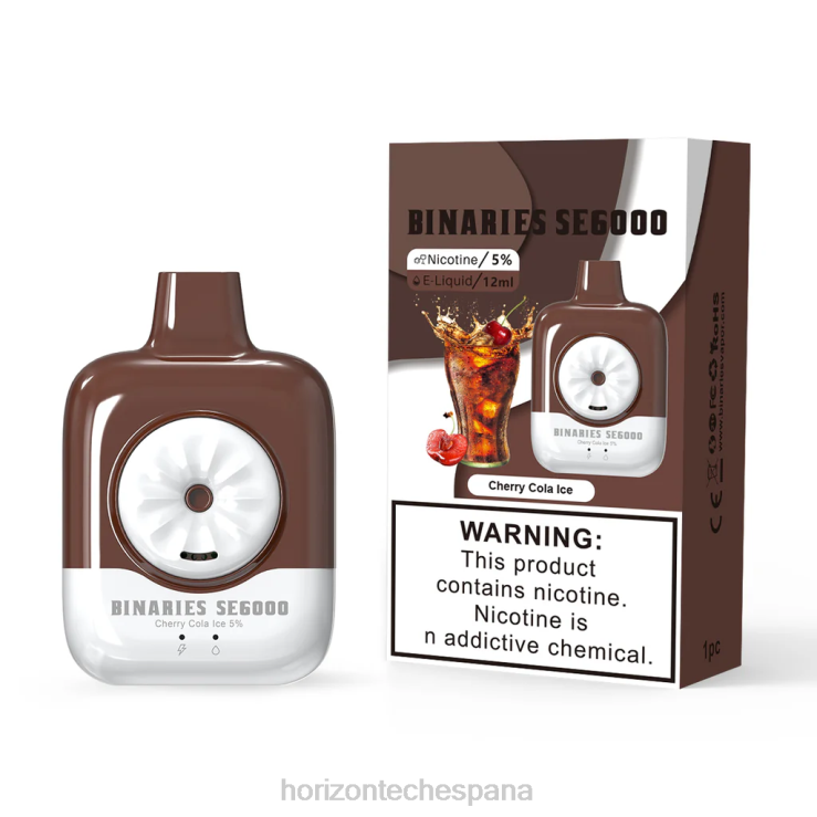 HorizonTech Binaries Cabin desechable se 12ml hielo de cola de cereza 240NH135 | Horizon Tech Vape Coils