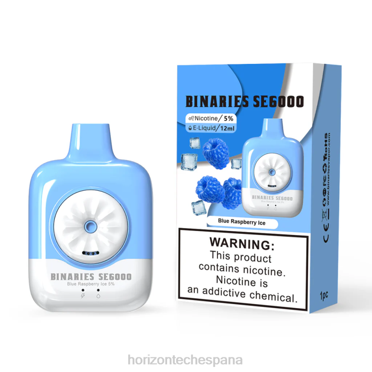 HorizonTech Binaries Cabin desechable se 12ml hielo de frambuesa azul 240NH125 | Horizon Tech Vape Coils