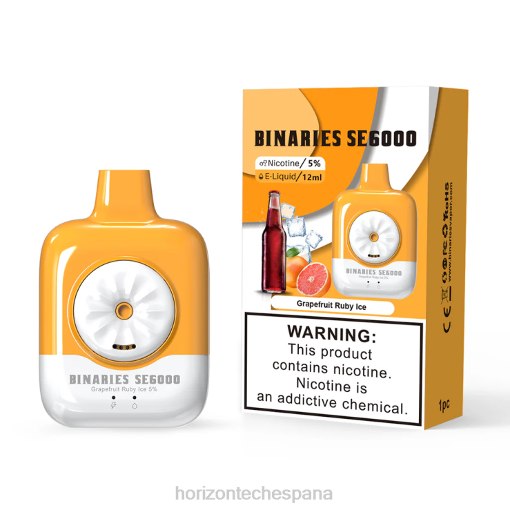 HorizonTech Binaries Cabin desechable se 12ml hielo de rubí de pomelo 240NH157 | Horizon Tech Vape Tank