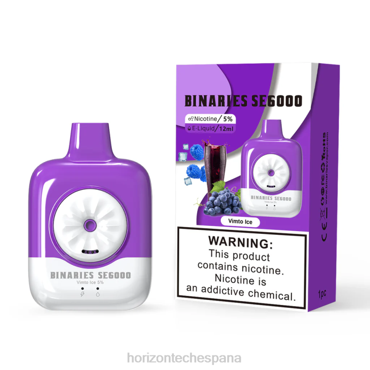 HorizonTech Binaries Cabin desechable se 12ml hielo vimto 240NH154 | Horizon Tech Company
