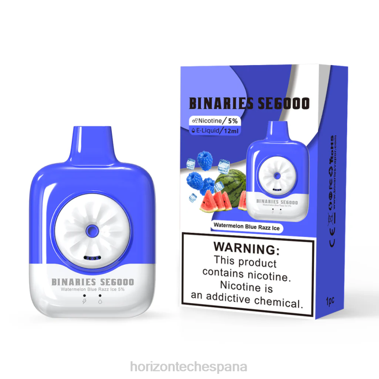 HorizonTech Binaries Cabin desechable se 12ml sandía azul razz hielo 240NH5 | Horizon Tech Vape Coils