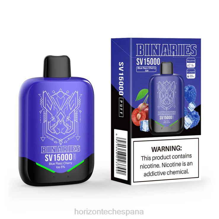 HorizonTech Binaries Cabin desechables hielo de cereza azul razz 240NH3 | Horizontech Vape EspaÃ±a