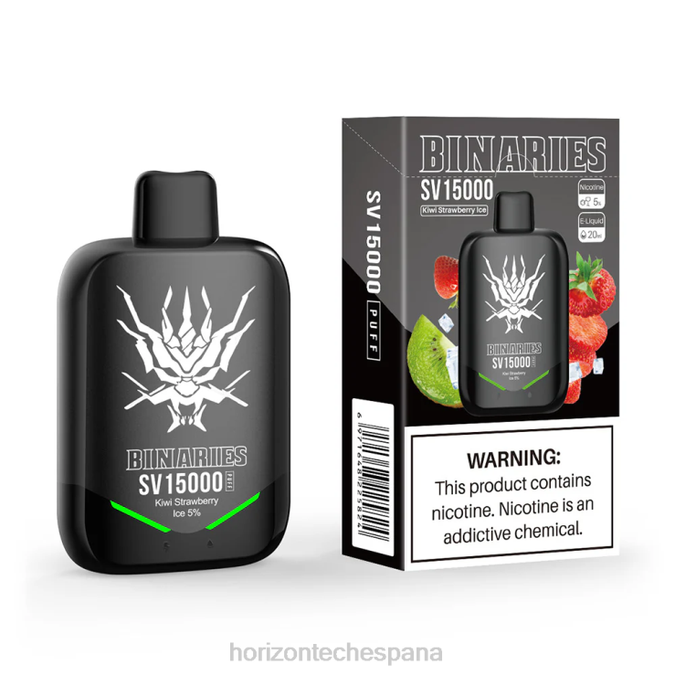HorizonTech Binaries Cabin desechables hielo de kiwi y fresa 240NH89 | Horizontech Disposable Vape