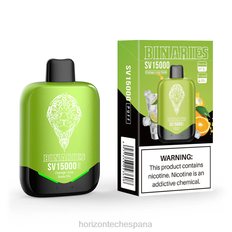 HorizonTech Binaries Cabin desechables refresco de lima y naranja 240NH91 | Horizontech EspaÃ±a