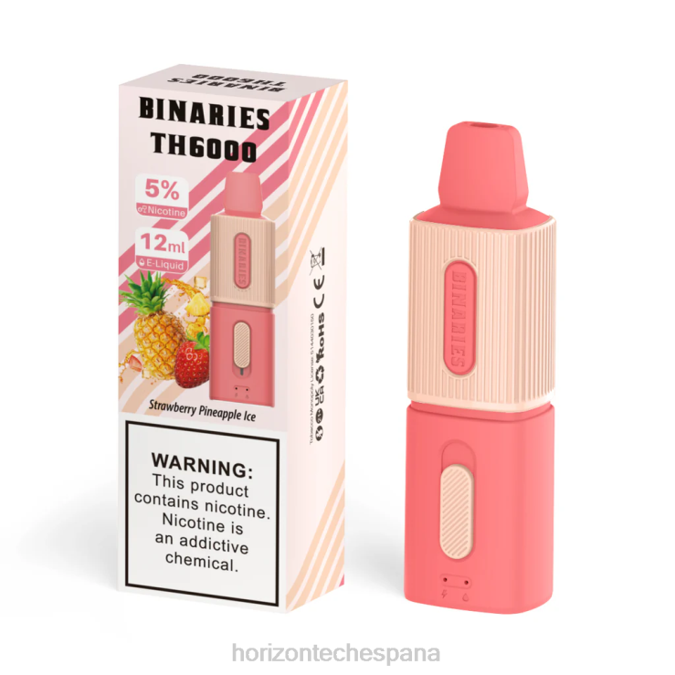 HorizonTech Binaries Cabin th6000 desechable 12ml hielo de fresa y piña 240NH105 | Horizon Tech Vape Coils