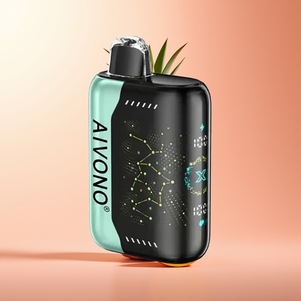 Aivono Aim Boom 25000 Puffs Mango Piña Ácido Sin Nicotina Tipo-C Recargable