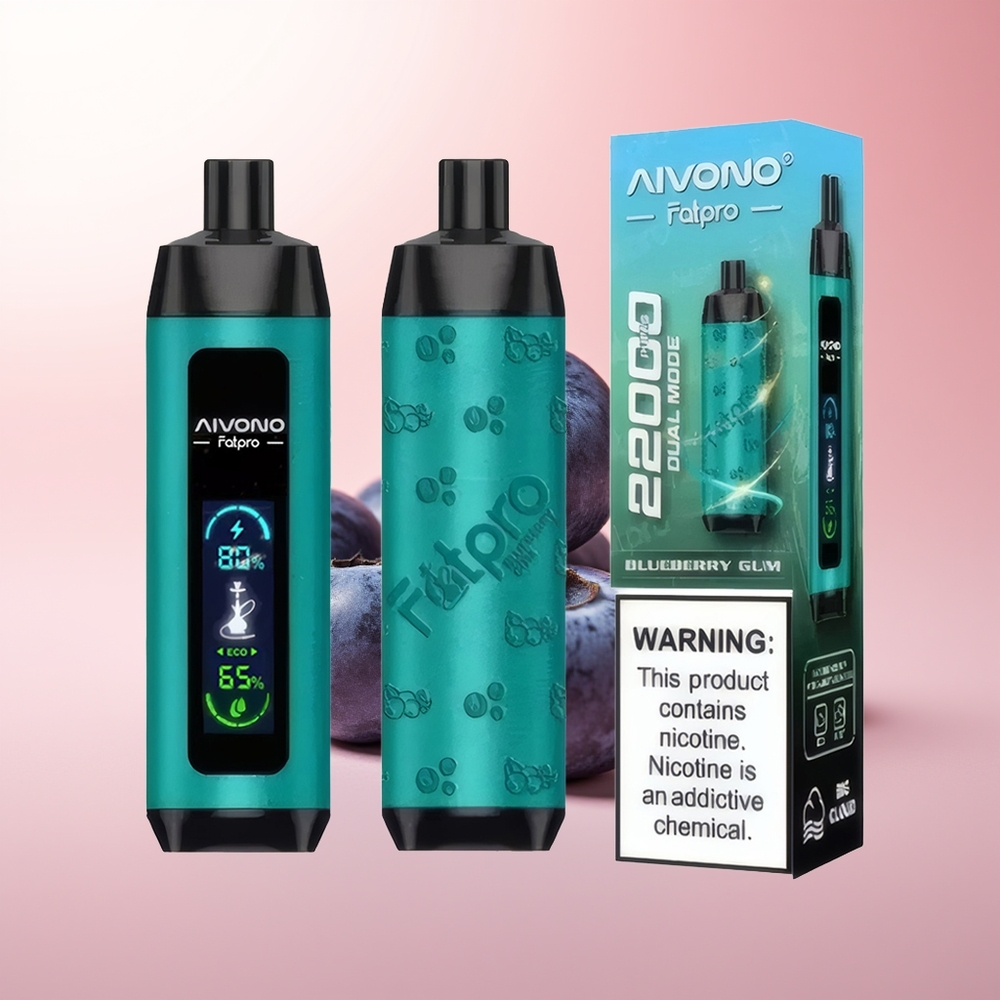 Aivono Aim Fatpro 22000 Puffs Pistola de Arándanos 28ml Doble Modo
