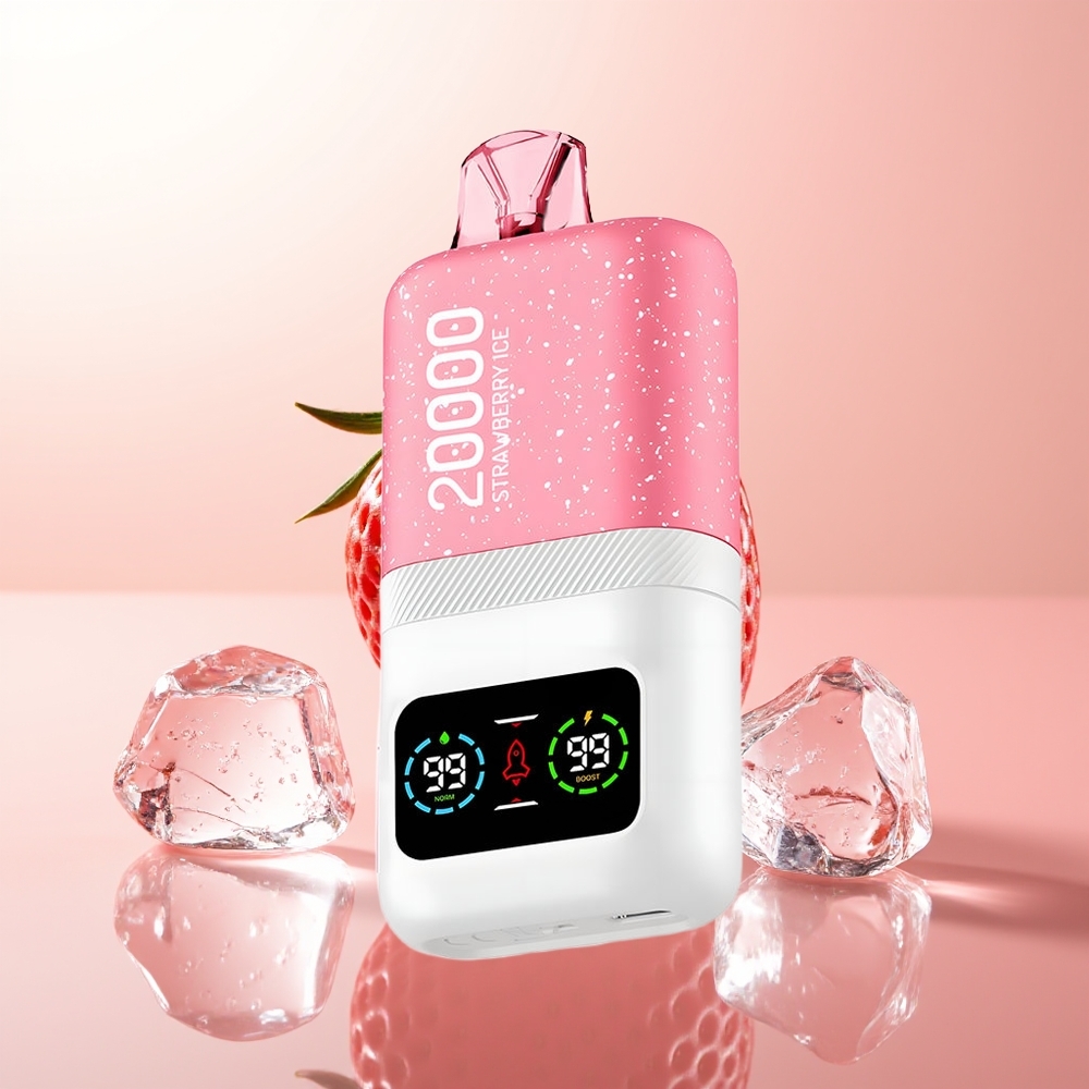 Aivono Aim Magic 20000 Puffs Fresa Helada con Batería Recargable y Doble Bobinas