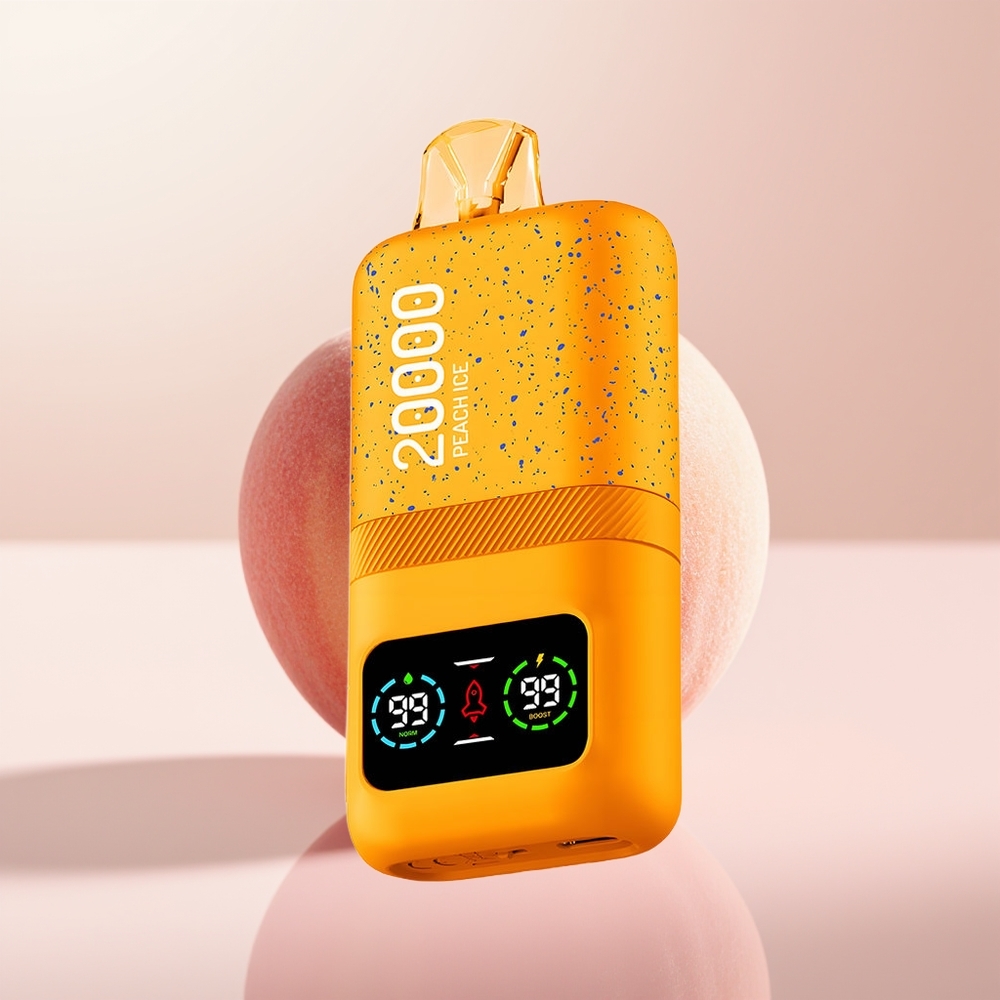 Aivono Aim Magic 20000 Puffs Helado de Durazno con Doble Malla y Pantalla LCD