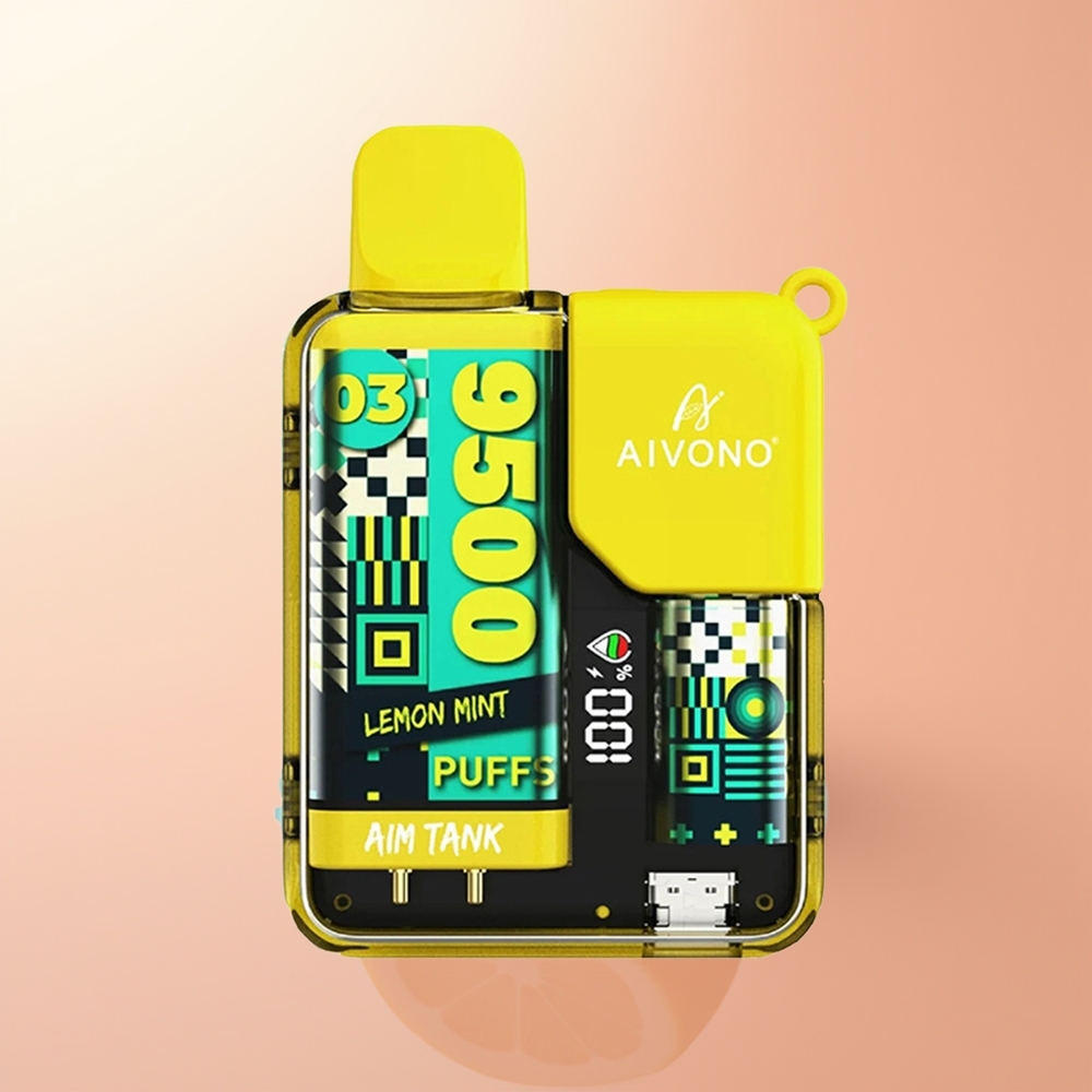 Aivono Aim Tank 9500 Puffs Menta Limón 18ml 650mAh
