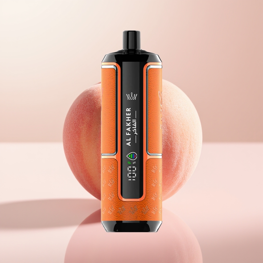 Al Fakher Crown Bar 15K Hypermax Helado de Durazno 22ml 600mAh