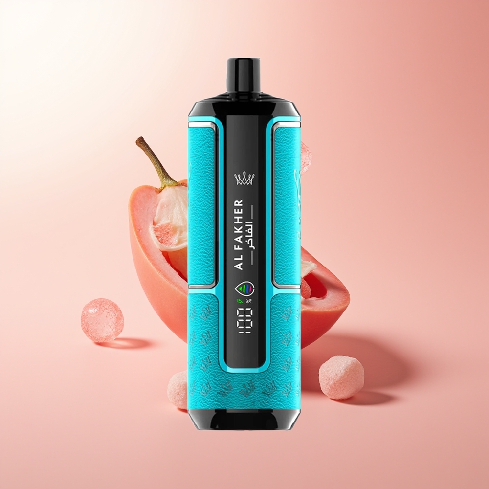 Al Fakher Crown Bar 15K Hypermax Menta de Chicle Hipermax Desechable con Batería y Tipo-C