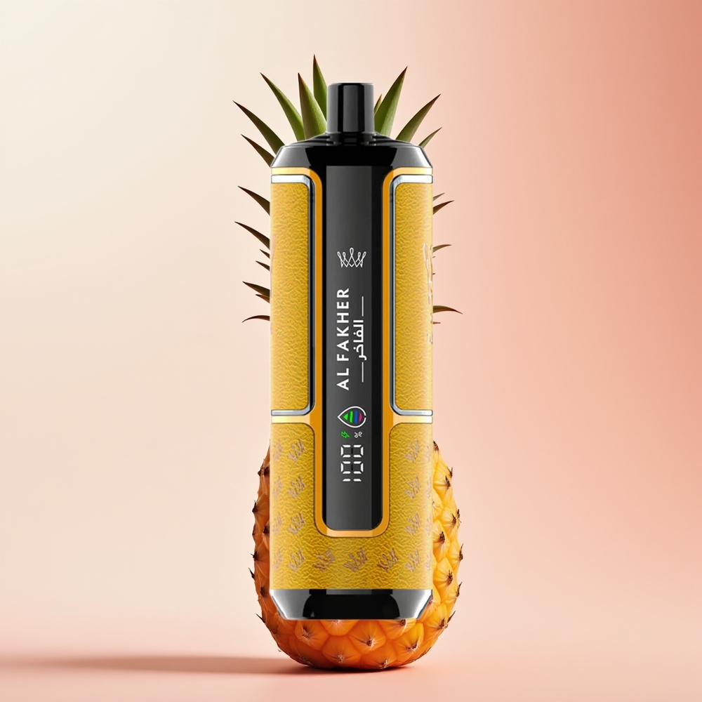 Al Fakher Crown Bar 15K Hypermax Piña Mango Portátil Recargable