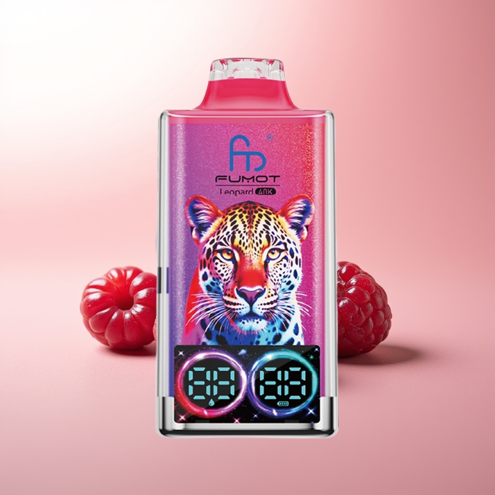 Fumot Leopard 40K Puffs Arándano Cereza Azul con 5% Nicotina y Carga Tipo-C