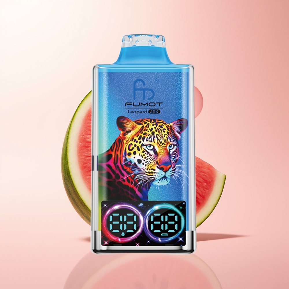 Fumot Leopard 40K Puffs Chicle de Sandía 5% Tipo-C Dual Mesh