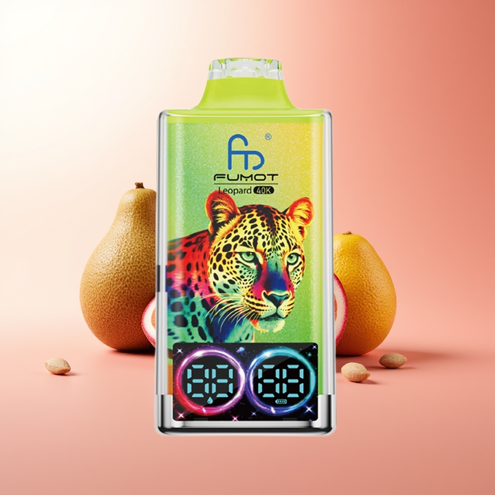 Fumot Leopard 40K Puffs Kiwi Maracuyá Guayaba Dual Mesh 5% Nic