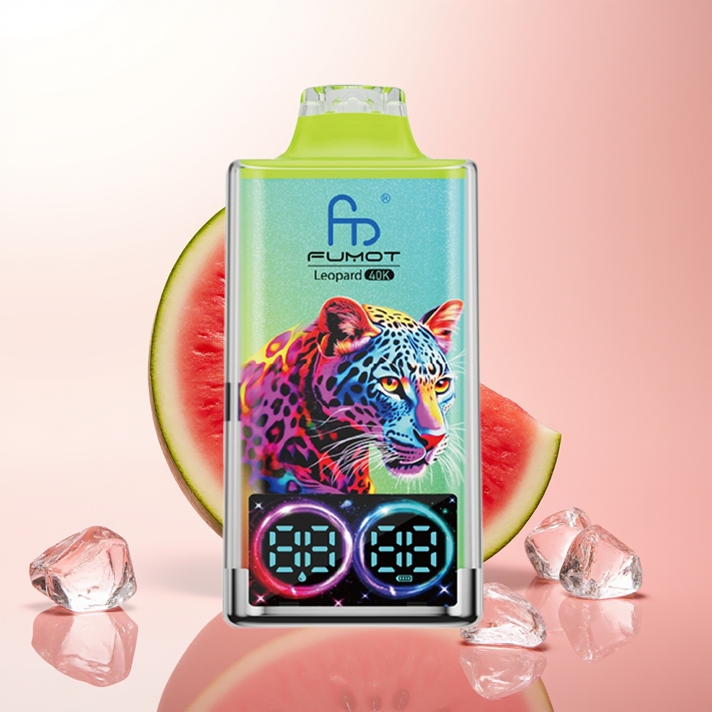 Fumot Leopard 40K Puffs Sandía Hielo Dual Mesh 5%