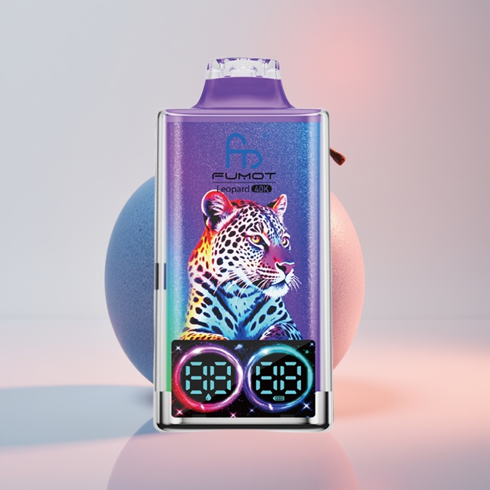 Fumot Leopard 40K Puffs Señor Azul Dual Mesh 5%