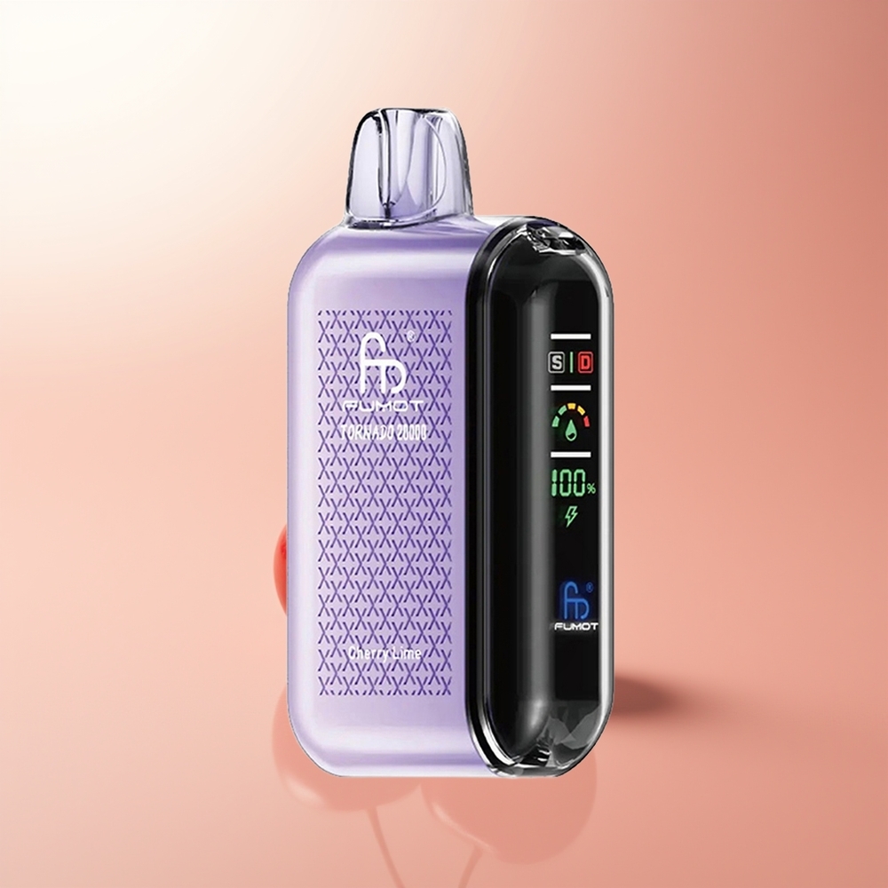 Fumot Tornado 20000 Puffs Cereza Lima Dual Malla