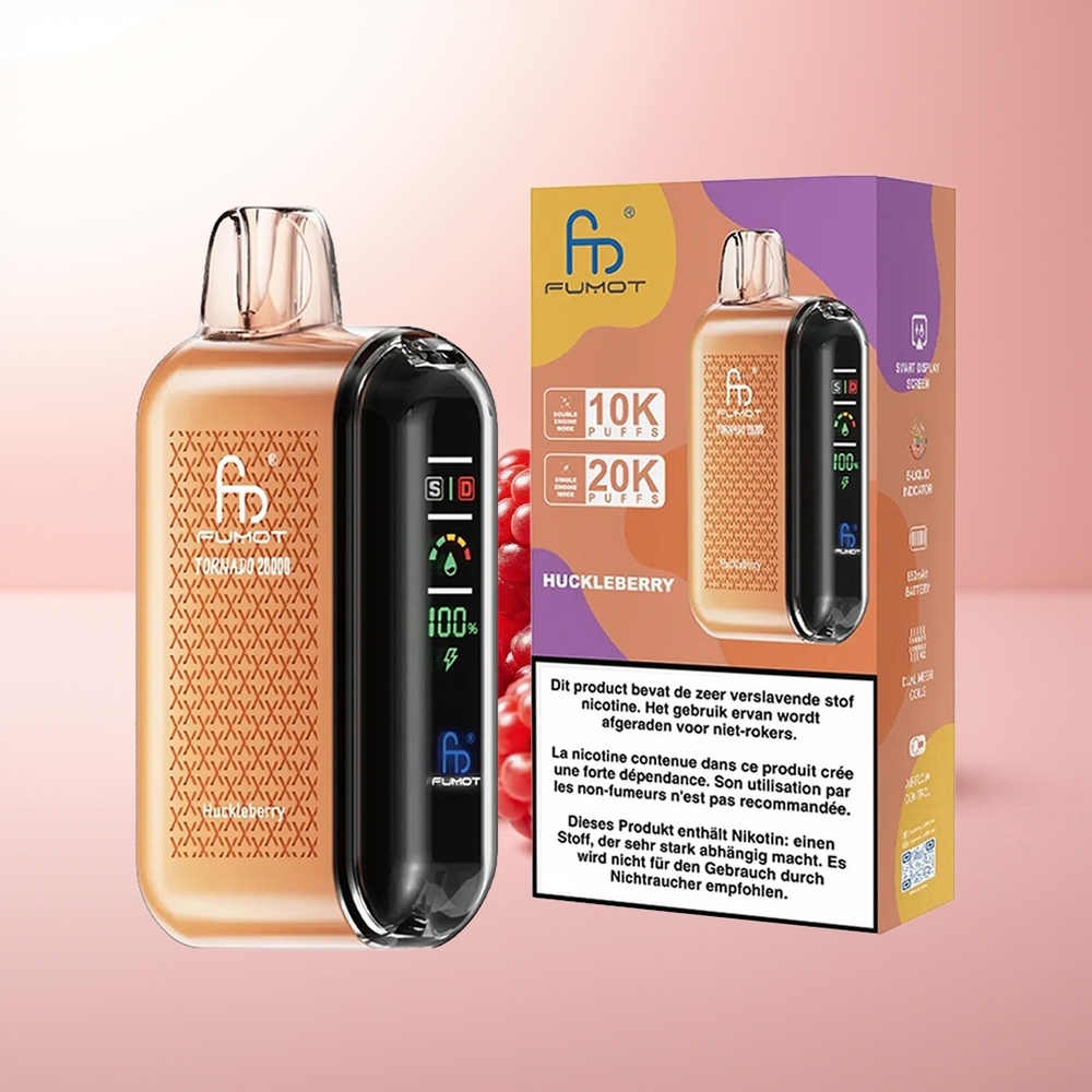 Fumot Tornado 20000 Puffs Morita Doble Malla Inteligente