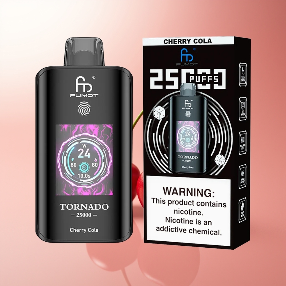 Fumot Tornado 25000 Puffs Cherry Cola HD 700mAh