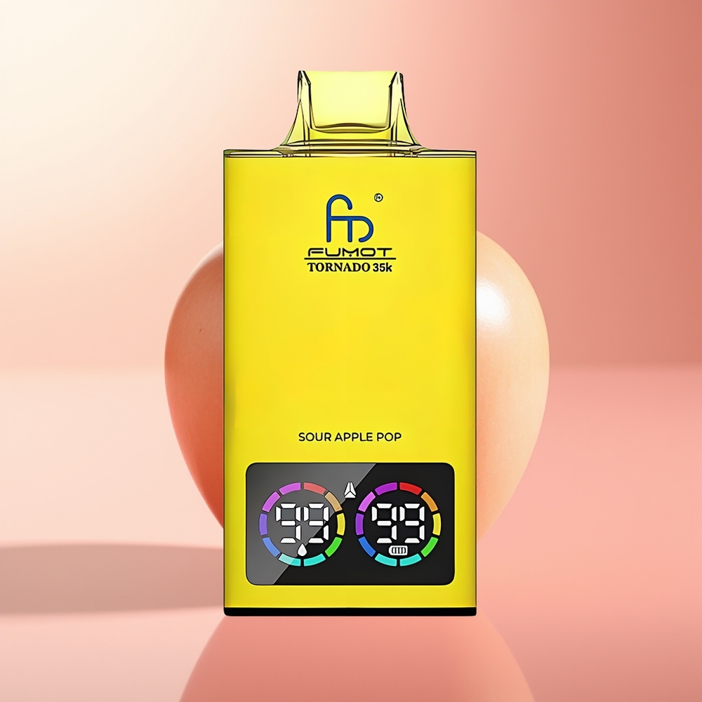 Fumot Tornado 35000 Puffs Manzana Ácida Dual RGB Pop