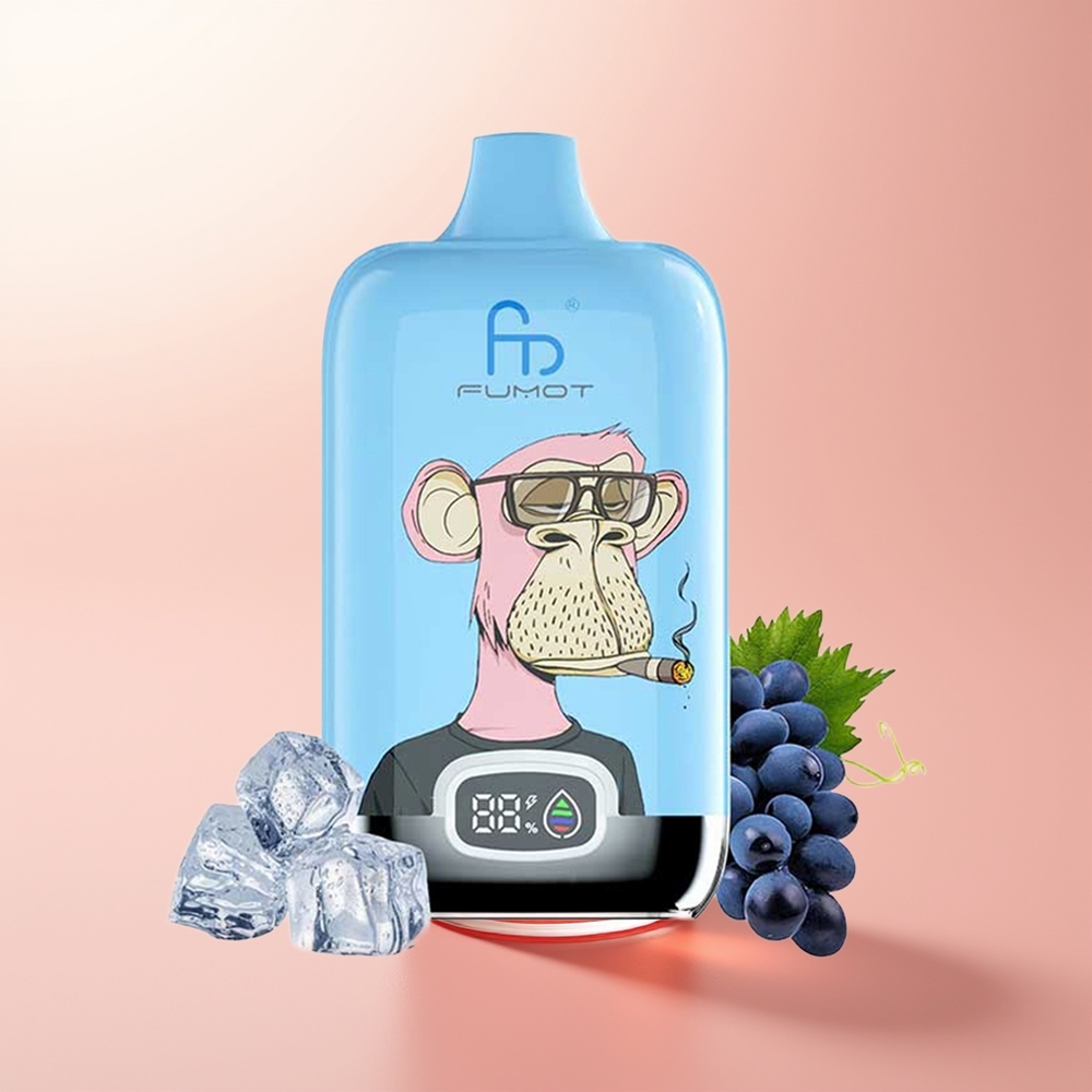 Fumot Tornado Digital Box 12000 Puffs Limonada Rosa Tornado 20ml Mesh
