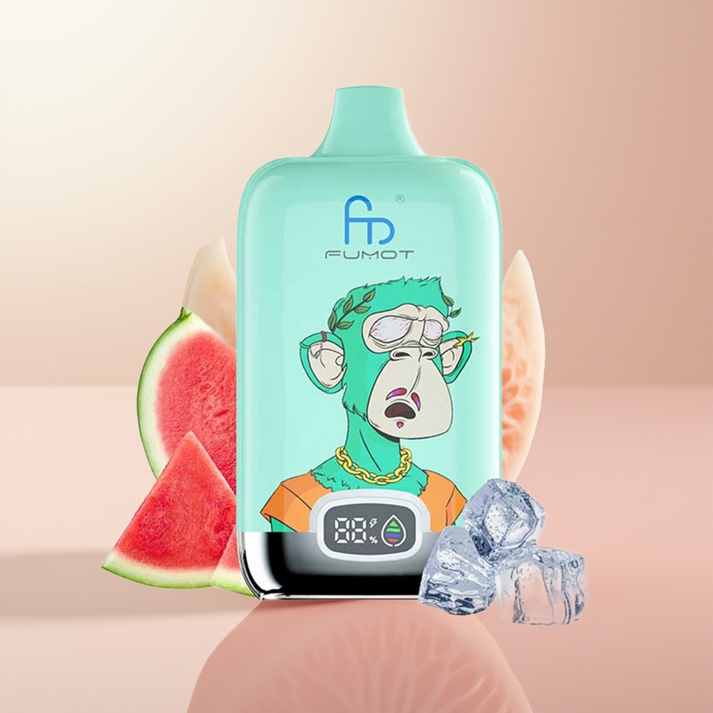 Fumot Tornado Digital Box 12000 Puffs Menta Fresca Digital Tipo-C 20ml