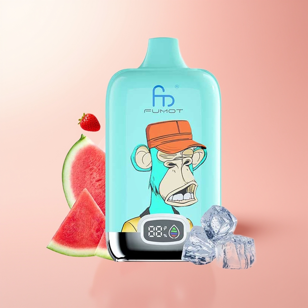 Fumot Tornado Digital Box 12000 Puffs Rosquilla de Fresa 20ml 67g