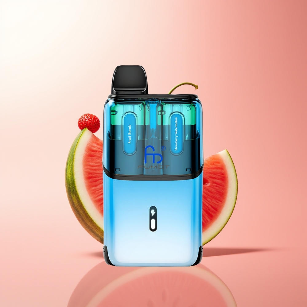 Fumot Ultra T32000 Puffs Bomba de Fruta - Fresa Sandía con Carga Rápida y Resistencia Avanzada