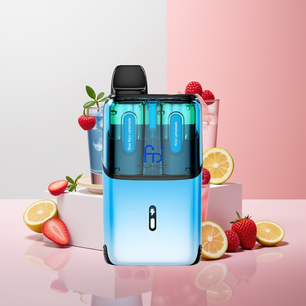 Fumot Ultra T32000 Puffs Limón Rosa con Batería 800mAh y Carga Rápida Tipo-C