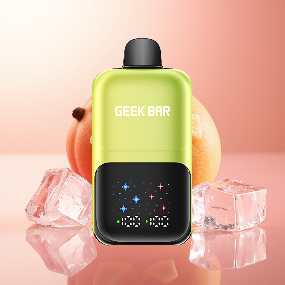 GEEK BAR 2GO 20ml 50000 Puffs Helado de Mango México con Pantalla Interactiva y Niveles Ajustables