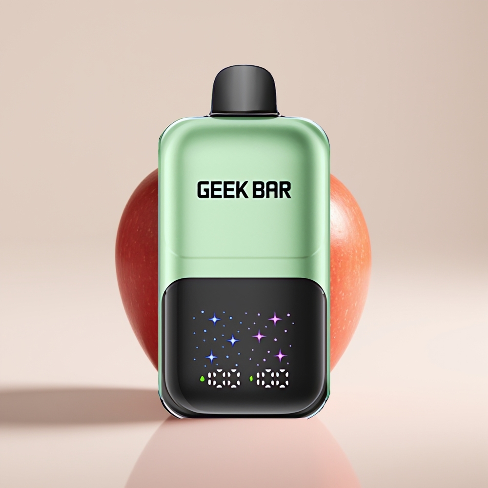 GEEK BAR 2GO 20ml 50000 Puffs Manzana Doble A&B con Pantalla Interactiva y Niveles Ajustables