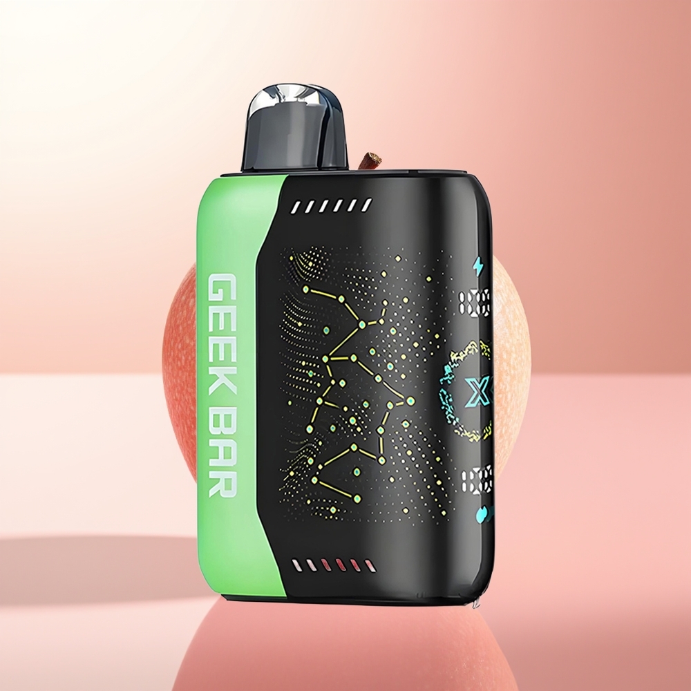 GEEK BAR Pulse X 25000 Puffs Sin Nicotina con Pantalla Curva y Doble Bobina
