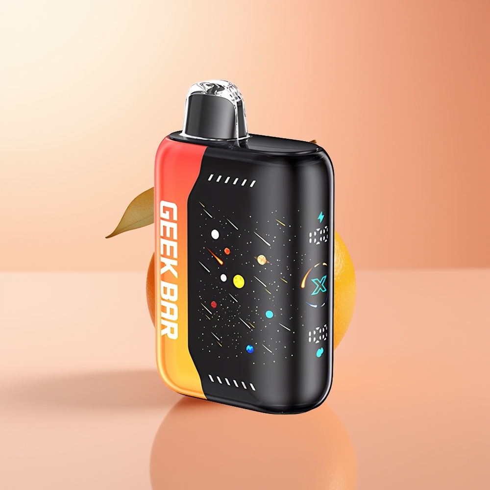GEEK BAR Pulse X 42K Puffs Meteor Edition Dragón Naranja Dual Mesh Pantalla Curva