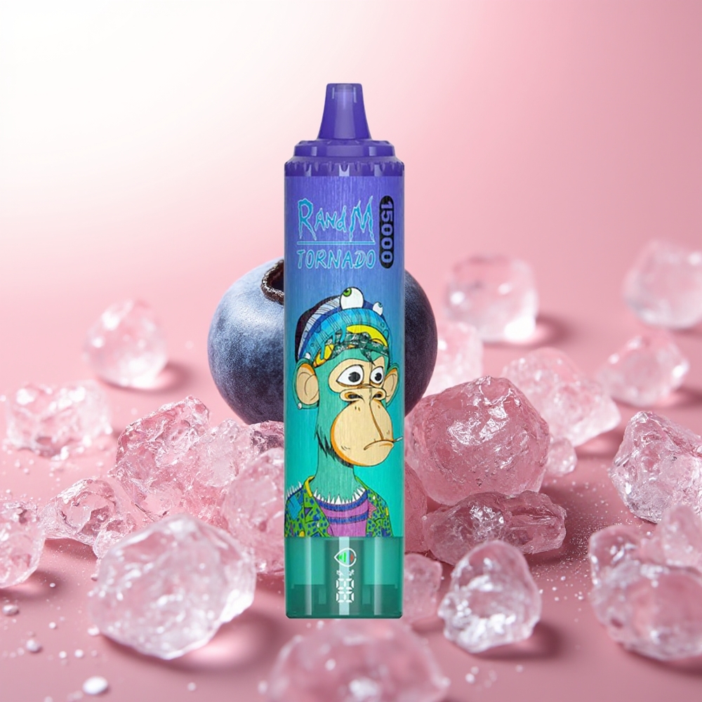 RandM Fumot Tornado 15000 Puffs Arándano en Hielo con 25ml y Malla