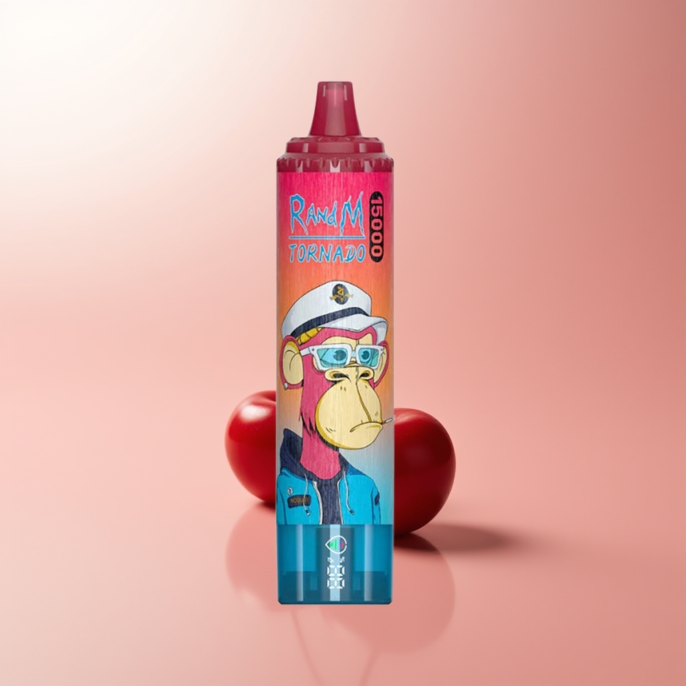 RandM Fumot Tornado 15000 Puffs Cereza Tormenta 25ml Tipo-C