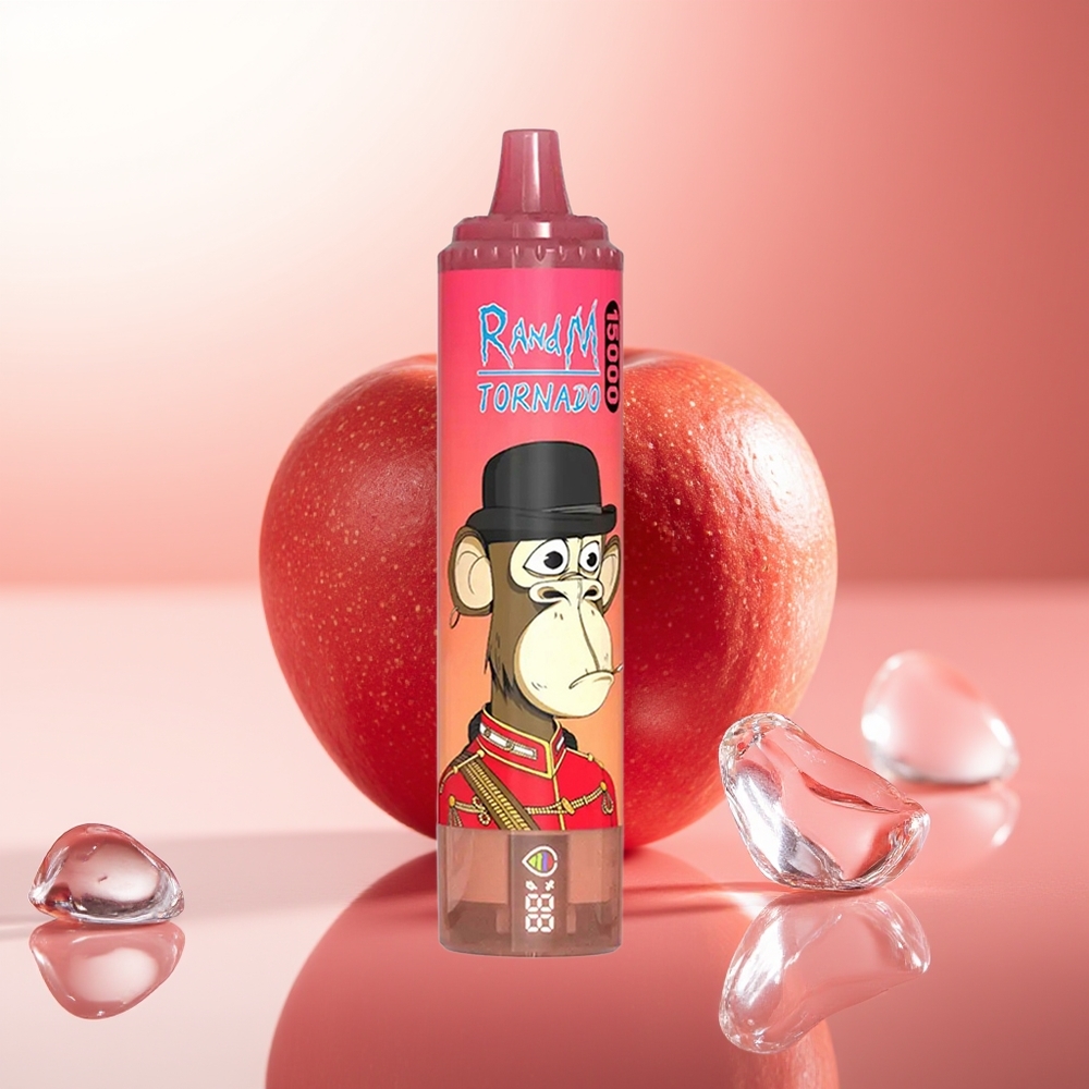 RandM Fumot Tornado 15000 Puffs Energía Roja Hielo 25ml Tipo-C