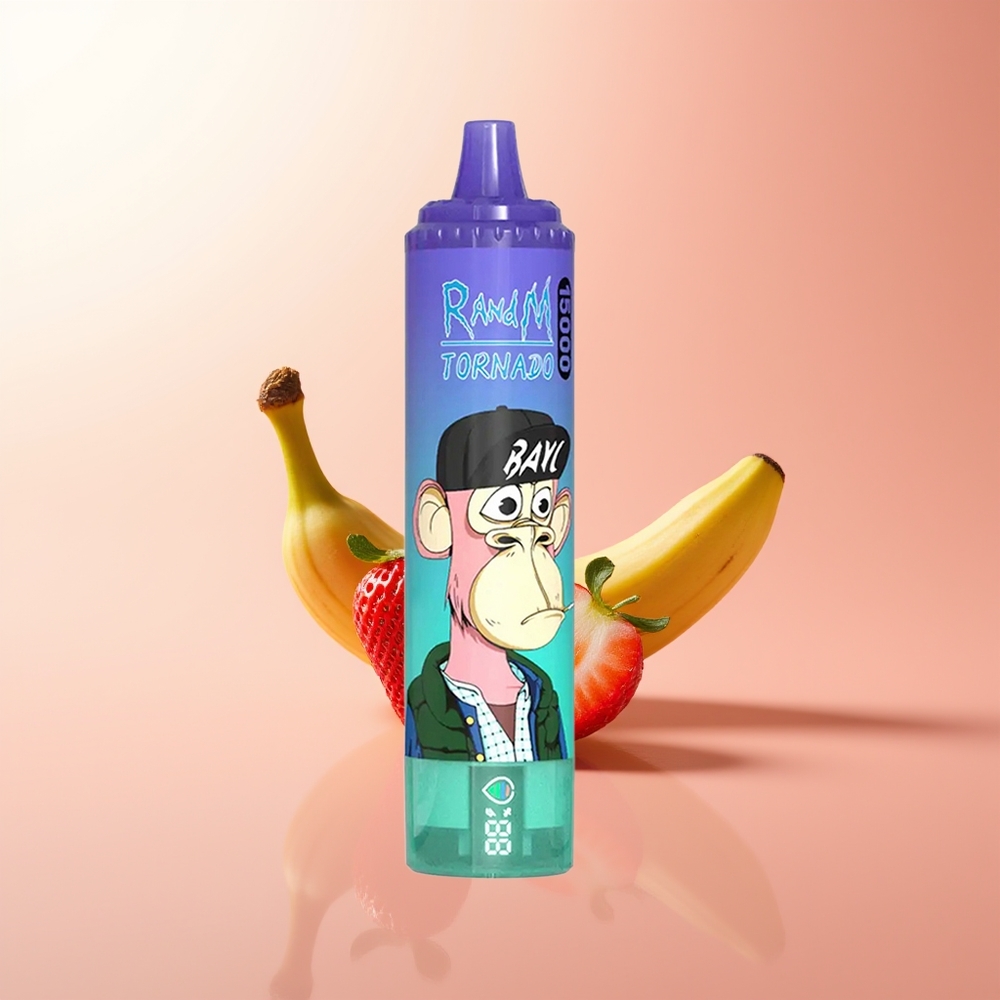 RandM Fumot Tornado 15000 Puffs Fresa Plátano 25ml 850mAh